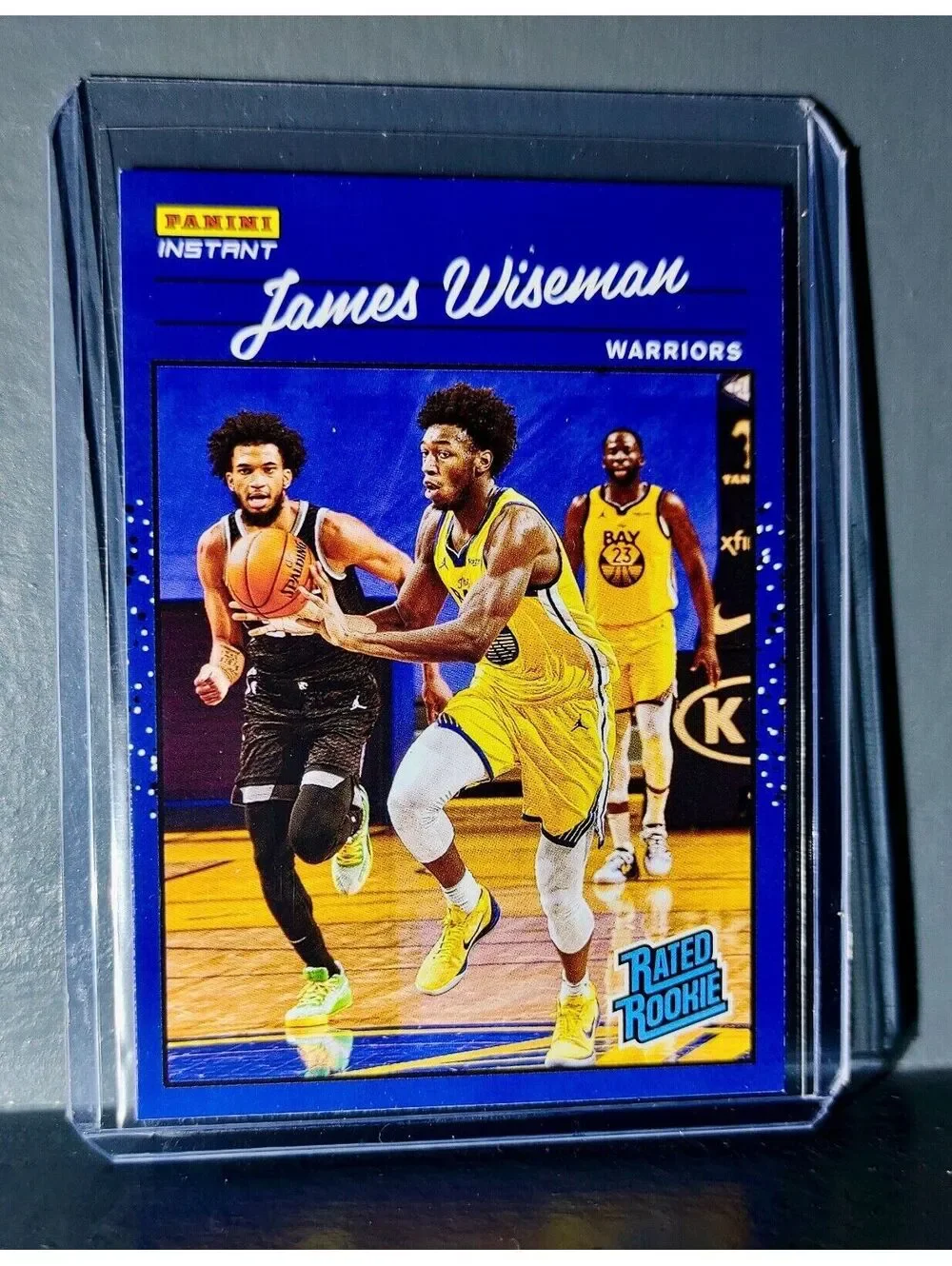 James Wiseman 2020-21 Panini NBA Instant #2 Rated Rookie Retro Card 1/3558